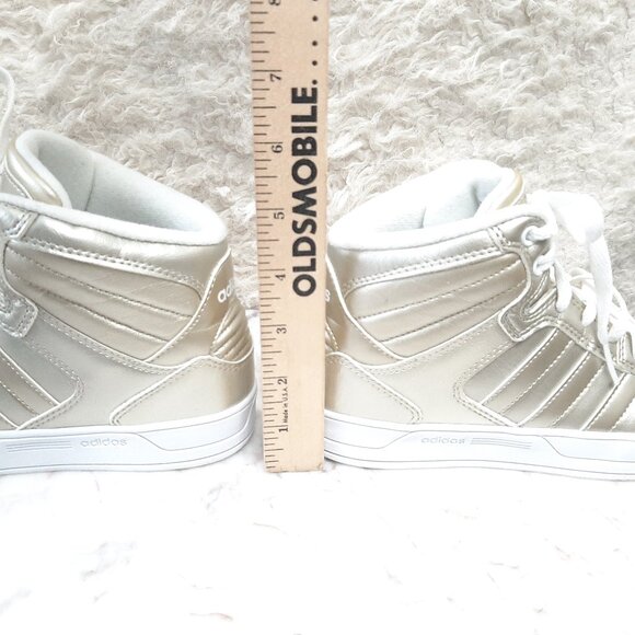 Adidas F98976 Women's Neo Raleigh Mid Cyber Metallic Sneaker Size US 6 - Picture 4 of 8